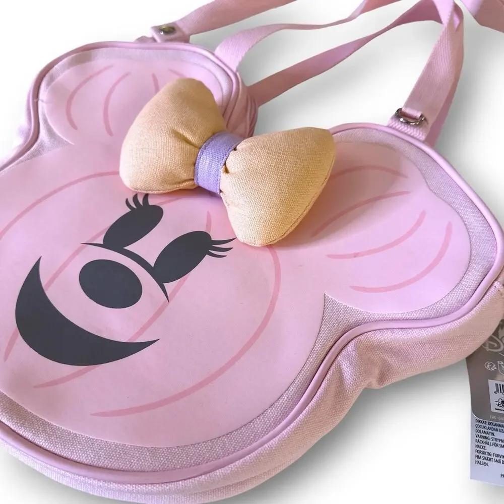 Disney Parks 2026 Halloween Pastel Cutie Minnie Jack O' Lantern Tote Bag NWT